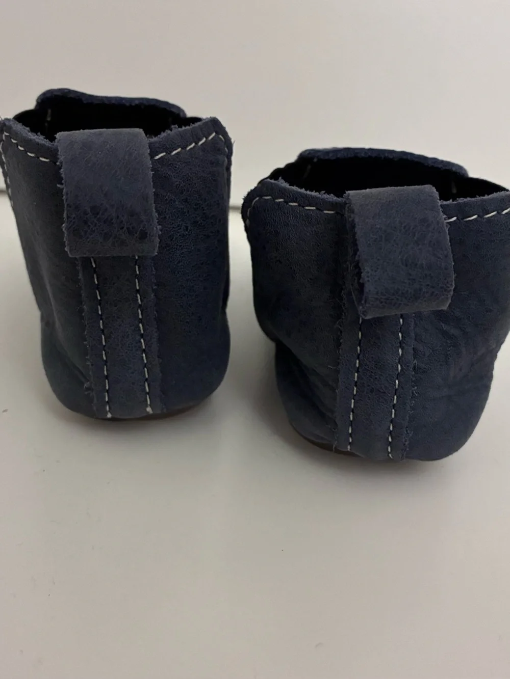 Freshly Picked Baby‎ Size 4 Alta Chelsea Boot Moccasin Leather Hard Sole Navy
